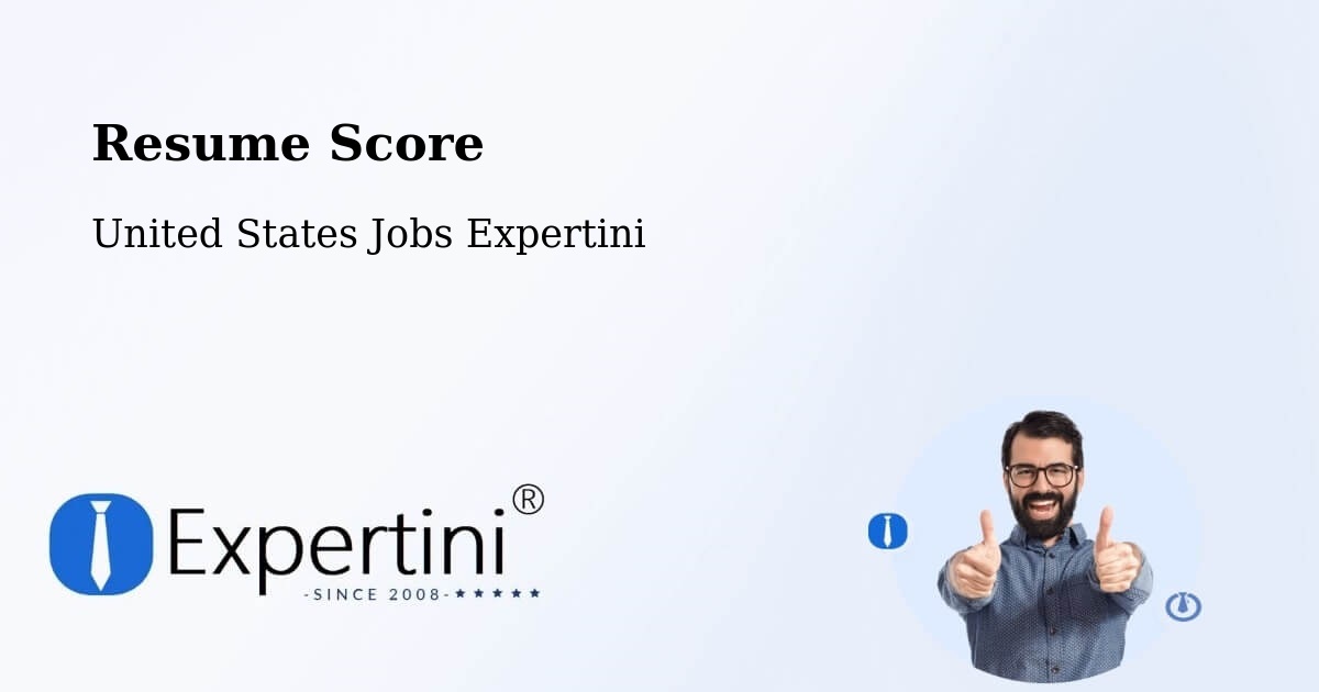 Resume Score & Job Description Match Tool – Big Spring - United States Jobs Expertini